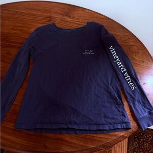 Vineyard Vines Women’s Navy Long Sleeve Tee
